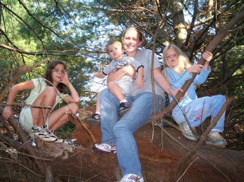 Up in a tree